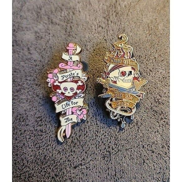 Disney Jeweled Pirates of the Caribbean Pins - Picture 1 of 7